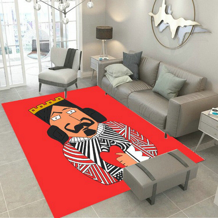 Lustige Cartoons Teppich 3D Gedruckt Teppich Platz Anti-Skid Bereich Boden Matte Teppich Non-slip Matte Esszimmer wohnzimmer Weichen Teppich 06