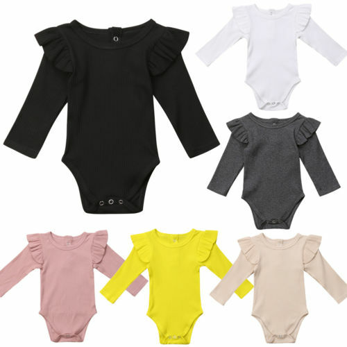 Pagliaccetti della neonata autunno principessa vestiti del neonato per 0-2Y ragazze ragazzi tuta a maniche lunghe bambini vestiti del bambino vestiti
