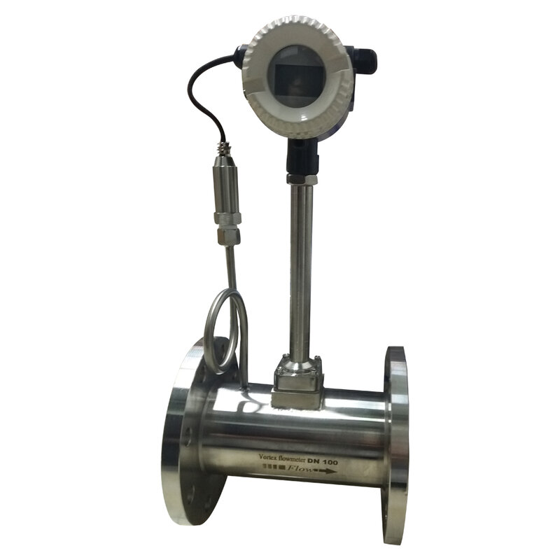 Dispositivo de medição de água de gás digital, para alta temperatura dn 125, medidor de fluxo de vórtice, sensor medidor de vazão