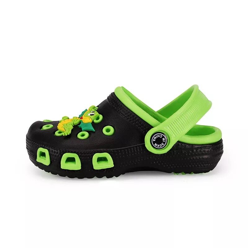 Sandal Taman Musim Panas Anak-anak Perempuan Laki-laki Sepatu Sandal Pantai untuk Anak-anak Warna Permen Sepatu Bayi Lubang Antilembap Ukuran Antiselip 24-35