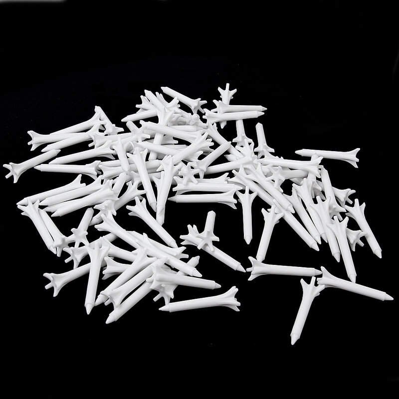 100 Plastic Golf Tees 1 1/2 inch Golf Practicing for Golfer Unbreakable