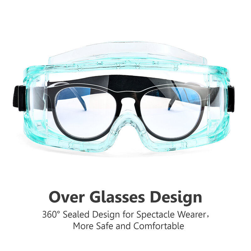 Safeyear Anti Fog Safety Goggles - SG0031 Scratch Resistant & UV Protection Safety Glasses for Men Eye Sealed Protective