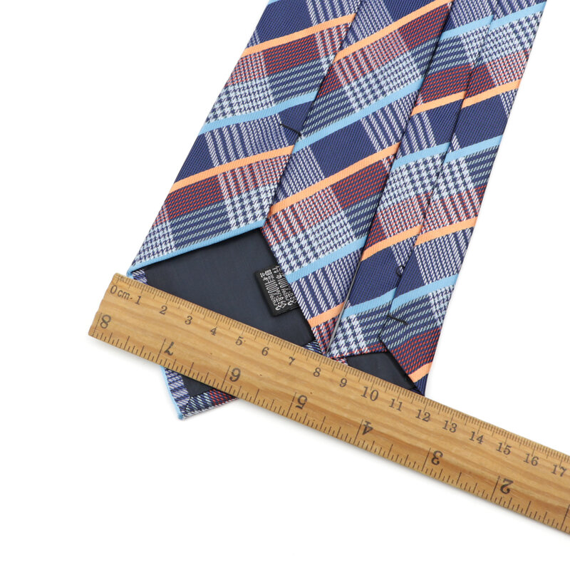 Cravates classiques pour hommes, 8cm, motif Floral à carreaux rayés, pour Business formel, luxe, mariage, fête, cadeau, nouvelle collection
