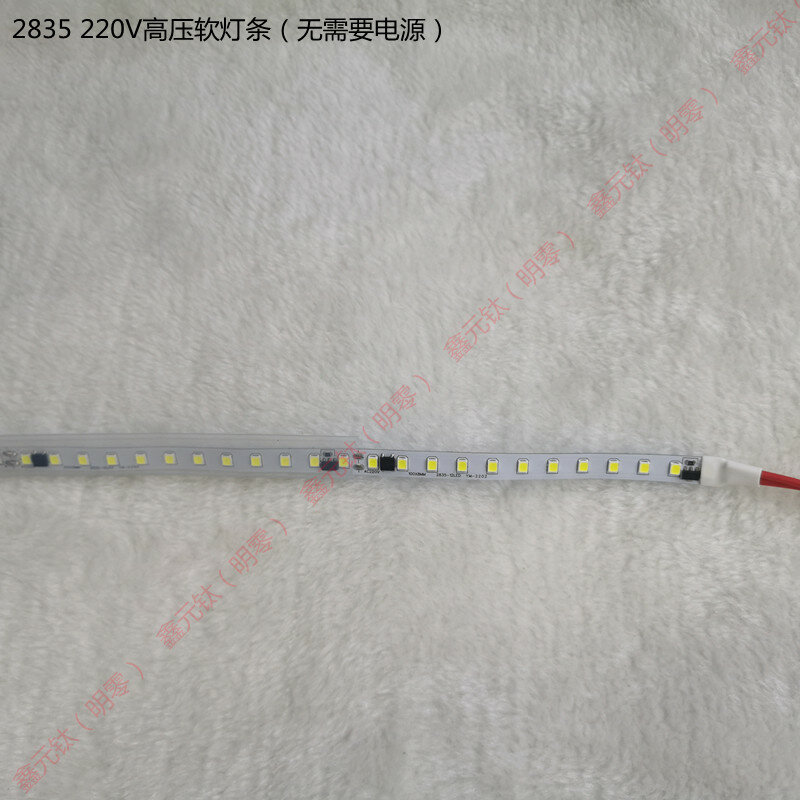 220V Led Strip 2835 120Leds/M สีขาวอบอุ่นสีขาว4000K Sun สีไฮไลต์ IP20/IP65ในร่มหลอดไฟ