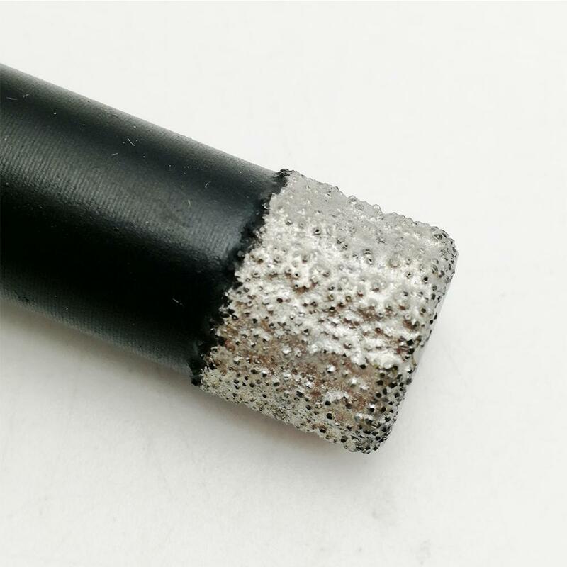 SHDIATOOL 2 sztuk 1/2 "próżniowe lutowane diamentowe wiertło suche z 5/8-11 połączenie wiertła Dia 13mm porcelana granit frez