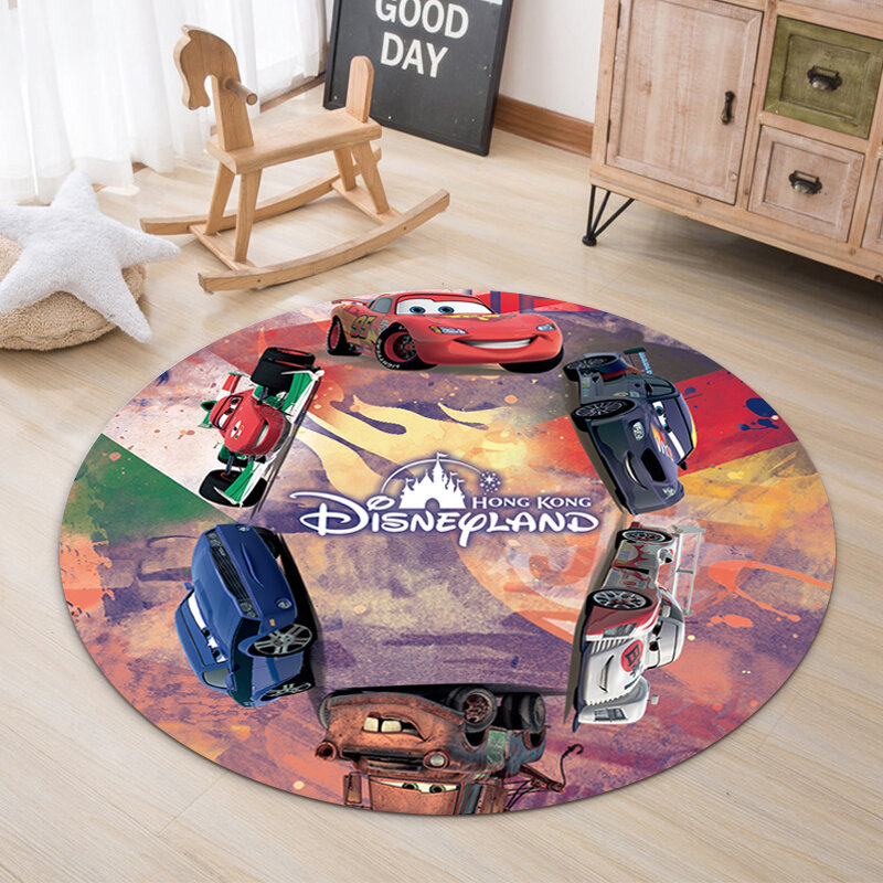 Disney 100cm Baby Play Mats Round Mickey Kids Rugs Developing Mat Anti-slip Doormat  Bedroom Carpet  Activity Gym Baby