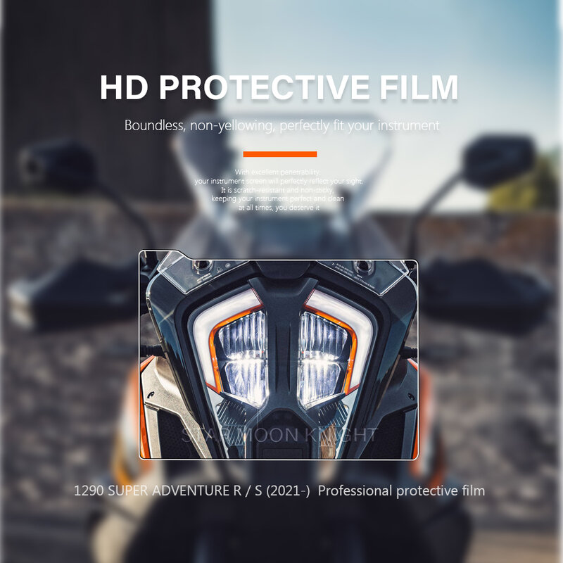 Motorrad Zubehör Instrument Film Scratch Cluster Screen-Dashboard Schutz Für 1290 Super Abenteuer ADV S R 2021 2022-