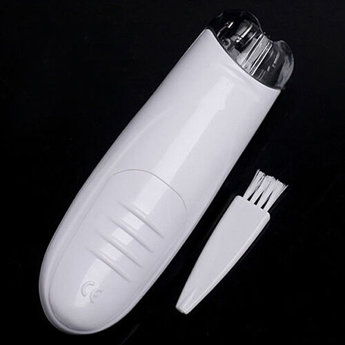Recortadora eléctrica automática para mujer, afeitadora de vello Facial corporal, pinzas, cepillo Depilador