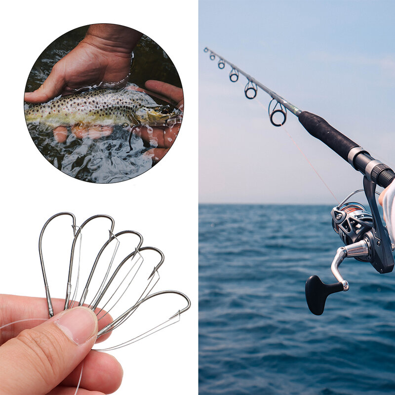 10Pcs Hot Top Lead Durable Head Anti-hanging bottom Lure Bait Fishing Hooks Fishing Tackle