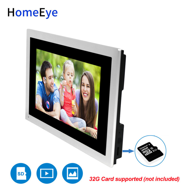1080P HD 10 ''Touch Screen WiFi IP Video ประตูโทรศัพท์วิดีโอ Intercom 1-3บ้าน Access Control ระบบ TuyaSmart App ระยะไกล