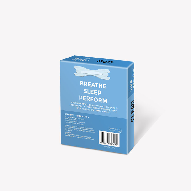 แผ่นแปะจมูกโปร่งใส (ขนาดใหญ่66x18มม.) แผ่นแปะหยุดการนอนกรนการหายใจที่ดีกว่าเพื่อไม่ให้กรนนอนหลับป้องกันการนอนกรนช่วยป้องกันการนอนกรน