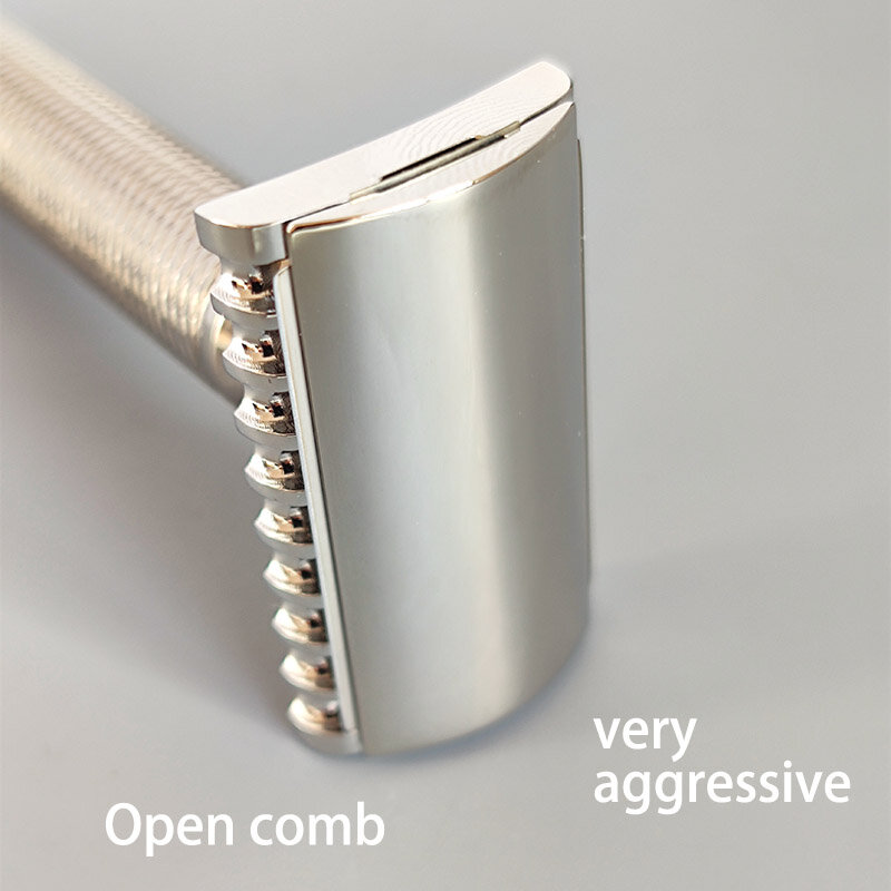 Dscosmetic-ماكينة حلاقة ذات حواف مزدوجة من الفولاذ المقاوم للصدأ ، آمنة ، Z0 ، 316L