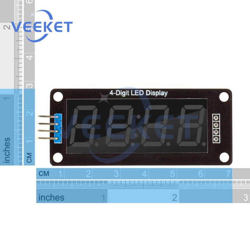아두이노용 LED 시간 표시 튜브, TM1637 LED 디스플레이 모듈, 0.56 인치, 4 자리, 7 세그먼트 디지털 튜브 시계 모듈