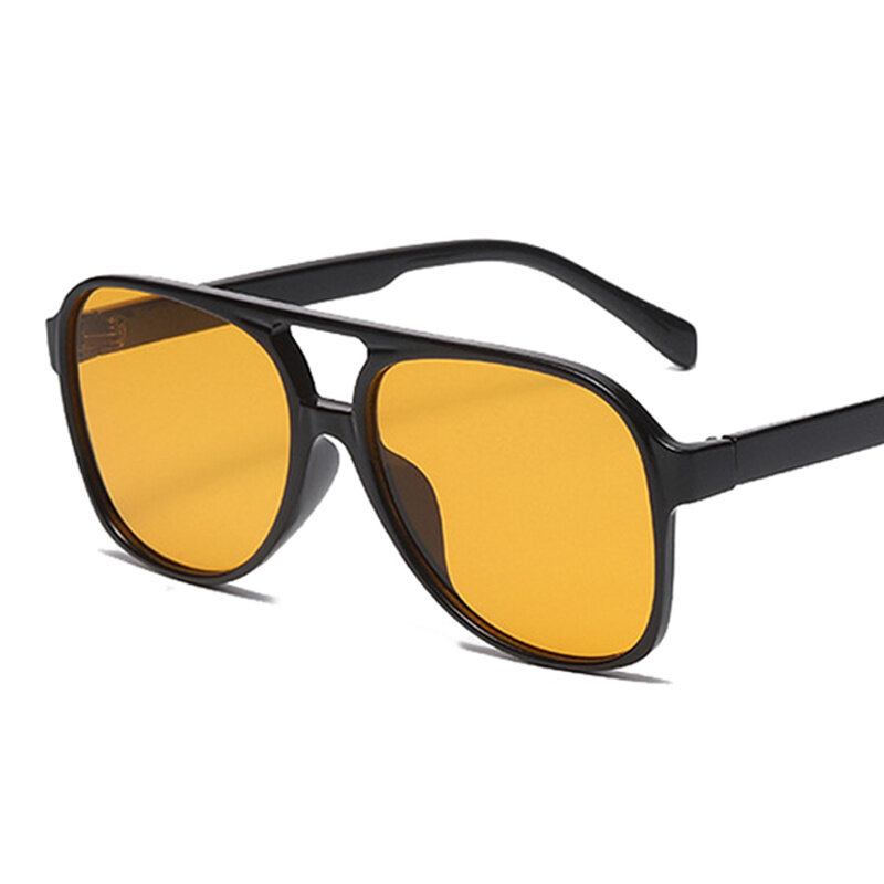 Occhiali da sole oversize Vintage donna Fashion Brand occhiali da sole con montatura grande colori caramella femminile Ins Style Aviation Oculos De Sol