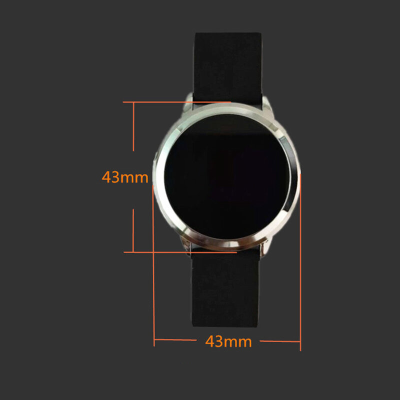 LED relógio digital eletrônico masculino, relógio de pulso, tela de toque simples, moda, casal