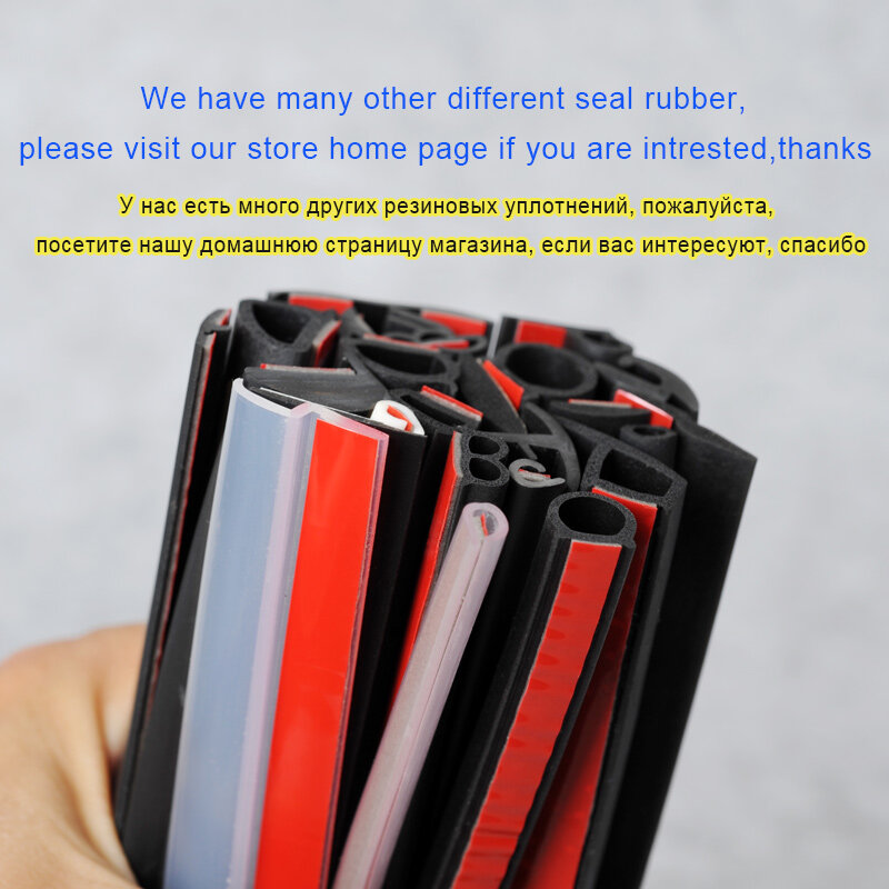 Car Door Rubber Seal Strips Z Shaped Trim Noise Insulation Epdm Weatherstrip Z Type Rubber Seal Car Wind Noise Reduction