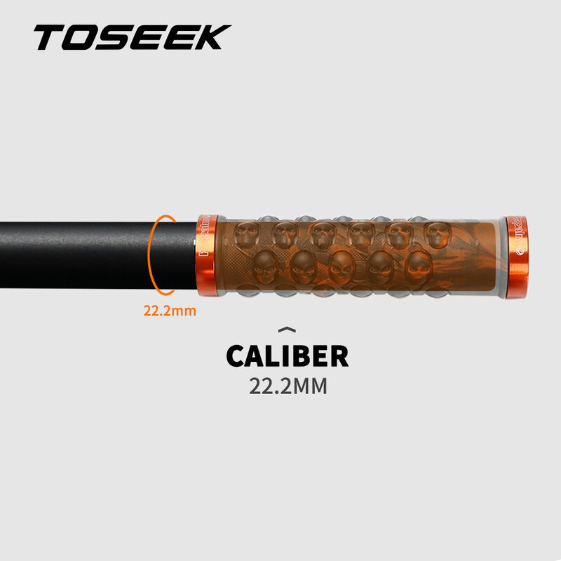 TOSEEK-Manillar de carbono ZF-ONE para bicicleta de montaña, accesorio negro mate, 31,8x580-720/740/760mm