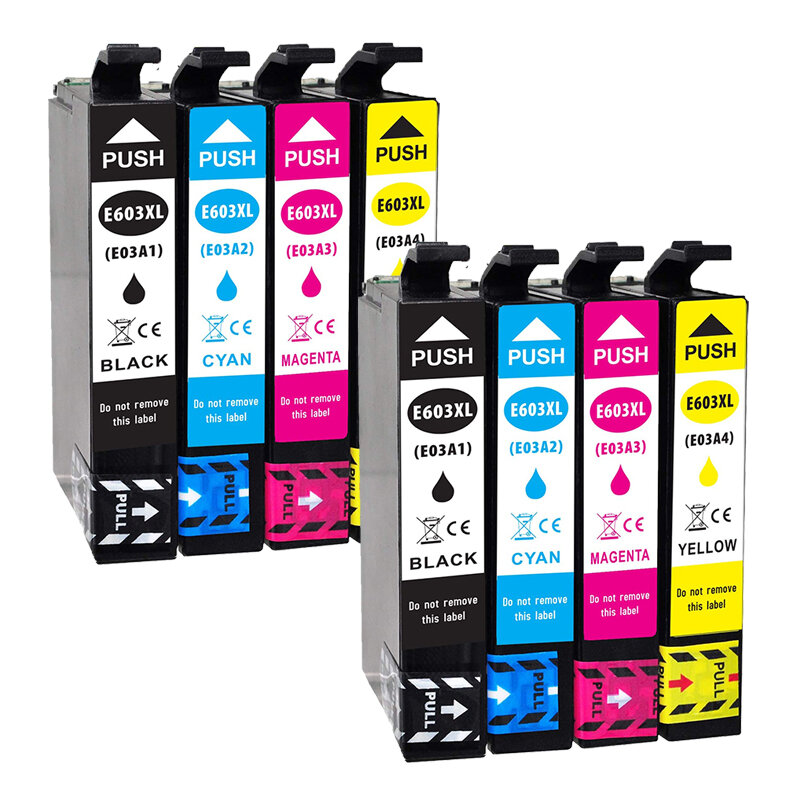 Mambaink-cartucho de tinta para impresora Epson, recambio para Epson 603xl, T603, E603, 603 XL, XP2100, XP2105, XP3100, WF-2830, XP4100, XP4105