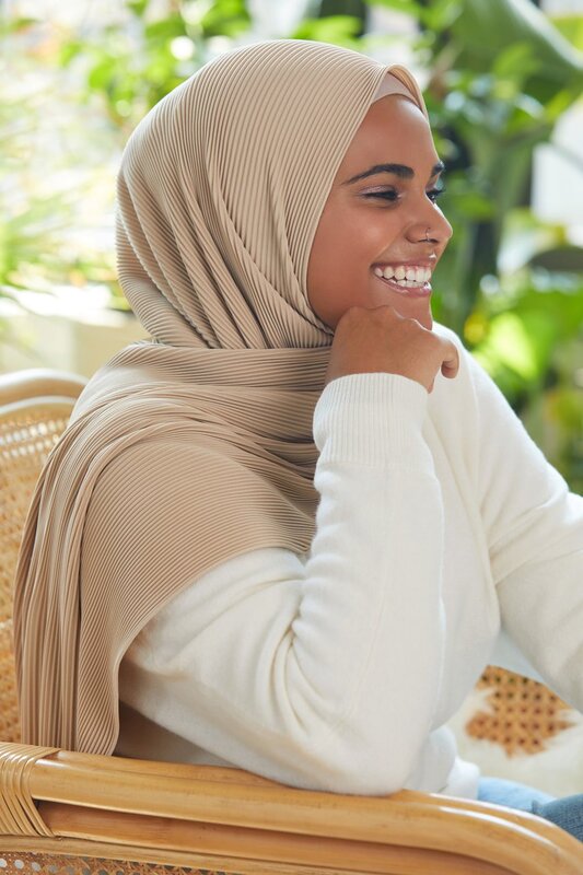 2022 New 180X90CM Hồi Giáo Đồng Màu Nếp Gấp Sọc Nữ Hijab Nữ Thời Trang Quá Khổ Khăn Choàng Khăn sẵn Sàng Băng Đô Cài Tóc Turban Gọng Khăn Trùm Đầu
