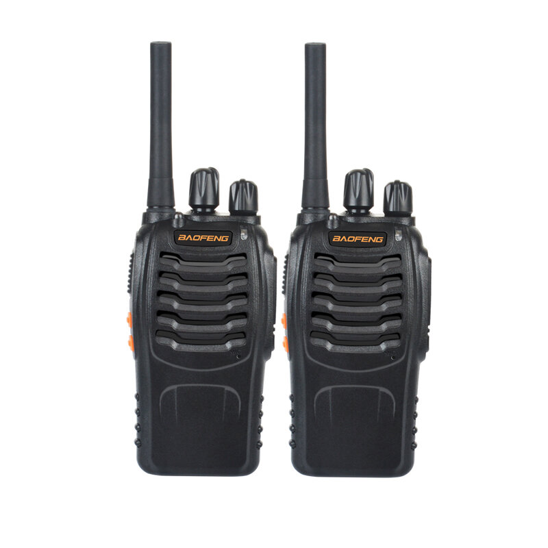 2 pièces/paire chargeur USB talkie-walkie Baofeng BF-888H UHF 400-470MHz 16CH VOX Portable RADIO bidirectionnelle bf-888h