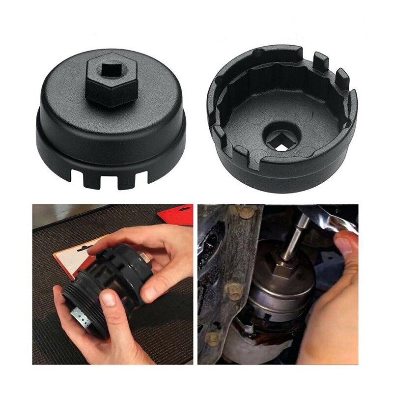 Oliefilter Cap Sleutel Cup Socket Remover Tool Voor Toyota Lexus 64Mm