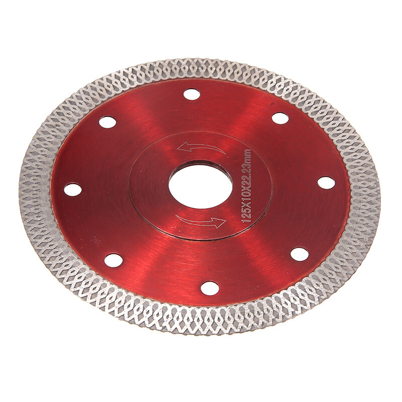 125mm Super Thin Red Diamond Cutting Disc For Cutting Tiles Porcelain Stoneware Granite Rotary Tool Diamond Discs