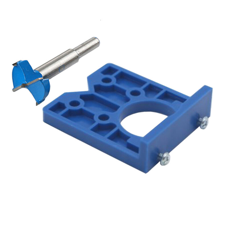 35mm Hinge Hole Drilling Guide Locator Hinge Drilling Jig Concealed Guide Woodworking Hole Opener Door Cabinet Accessories Tool