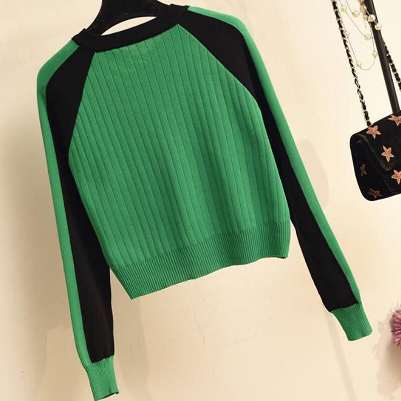 Eleganckie kobiety wysokiej jakości zielony garnitur zestaw 2020 moda w stylu vintage ladiesknitting kurtki dorywczo kobiece miękkie garnitury dziewczyny chic