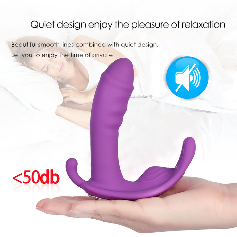 Celana Dalam Dapat Dipakai Dildo Vibrator Aplikasi Nirkabel Remote Control Mainan Seks untuk WANITA 10 Kecepatan G Spot Klitoris Merangsang Orgasme Vagina