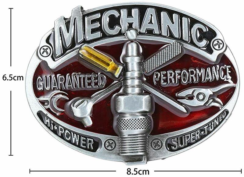 Mechanic Tool Riem Gesp Voor Man Western Cowboy Gesp Zonder Riem Custom Legering Breedte 4Cm