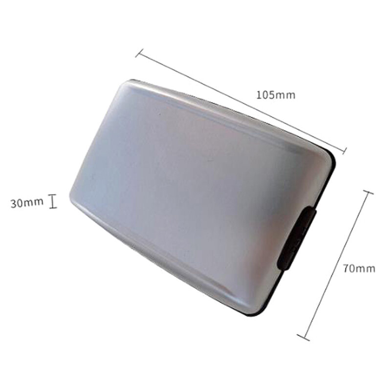 8 kolorów bezpieczny depozyt RFID i wycofanie portfel etui na karty kredytowe portfel mężczyźni kobiety Metal Vintage torba aluminiowa