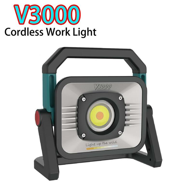 SUNREE-luz de trabajo multifunción V3000, linterna ajustable, foco recargable, iluminación de emergencia para el hogar, Led portátil, 3000 lúmenes