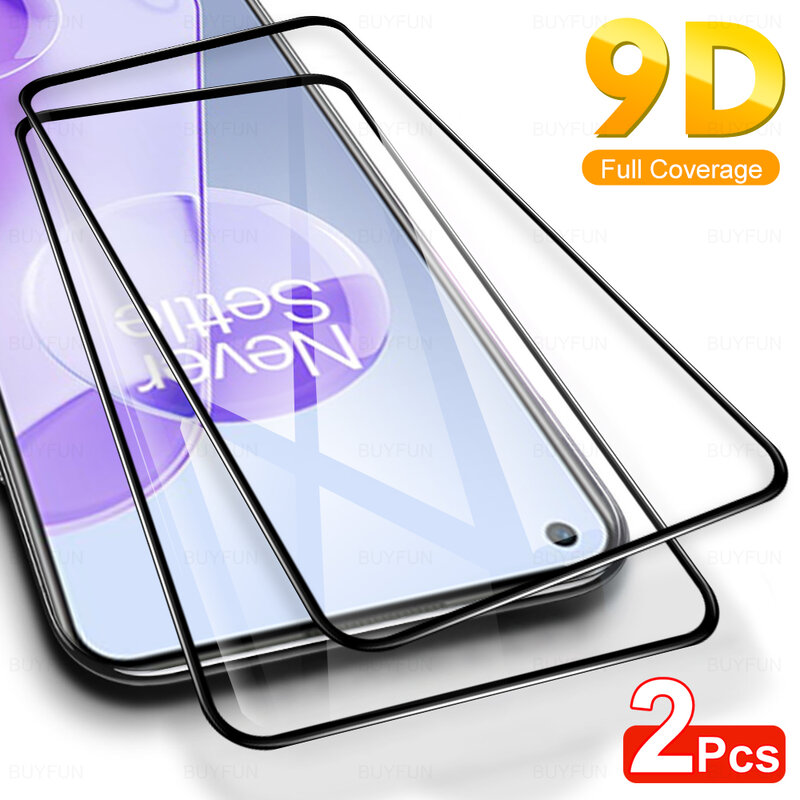 2 Pcs Full Cover Tempered Glass For OnePlus 9RT 5G One Plus 9 RT 6.62" Screen Protector On The For Protective Film Clear HD Glas