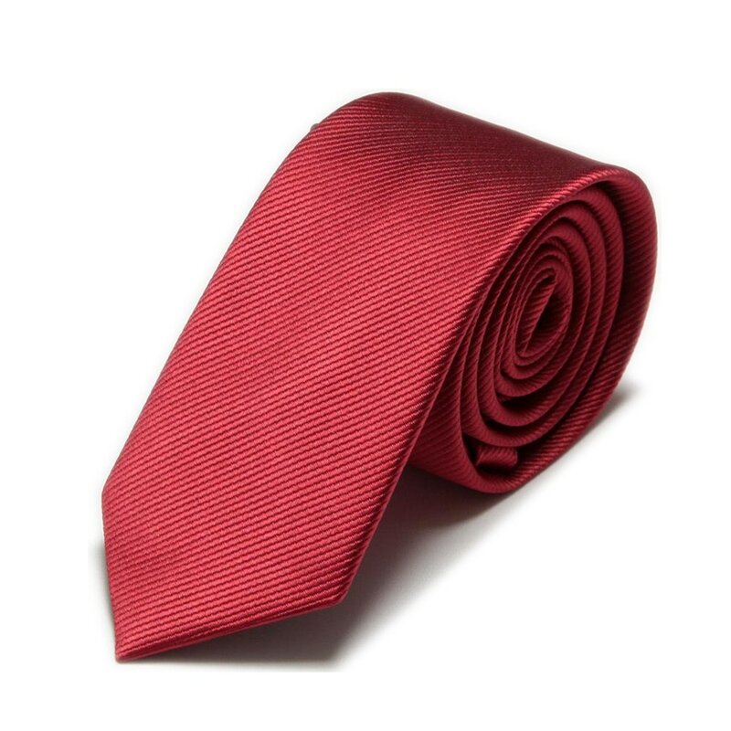 2019 fashion solid slim ties roze hals skinny ties voor mannen 6cm breedte das