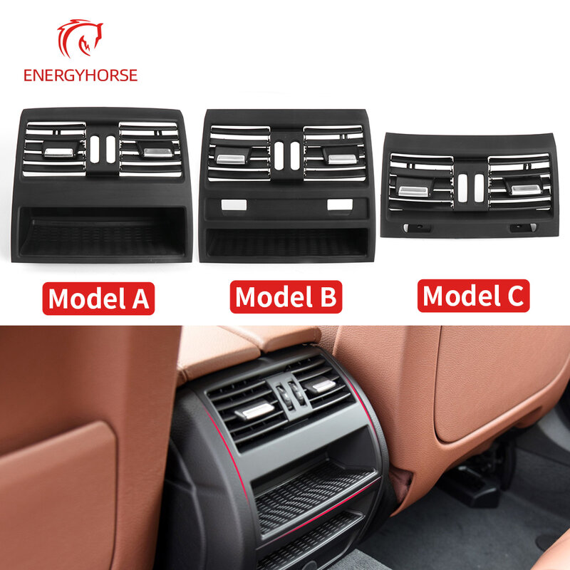 Cubierta de Panel de rejilla de salida de aire acondicionado delantero y trasero de coche, para BMW serie 5, F10, F11, F18, 520, 523, 525, 528, 530, 535