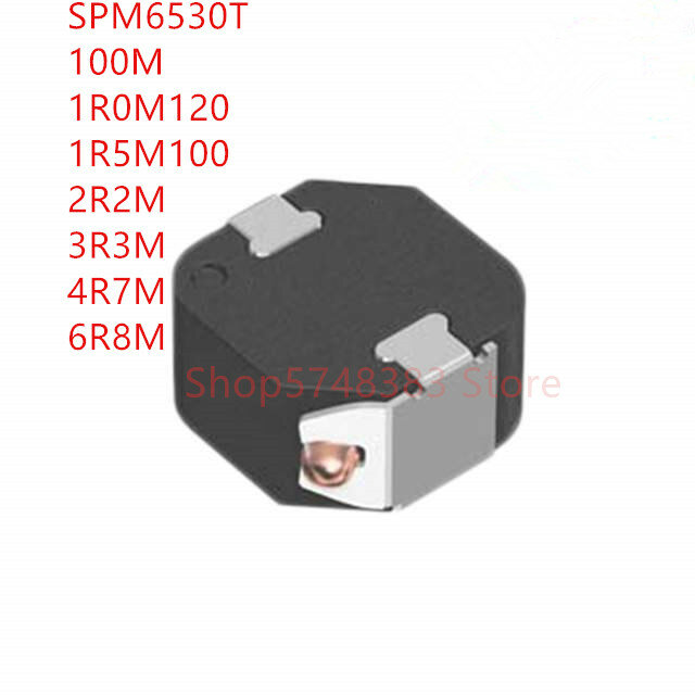50PCS/LOT SPM6530 SPM6530T SPM6530T-  100M 1R0M120 1R5M100 2R2M 3R3M 4R7M 6R8M Power inductor