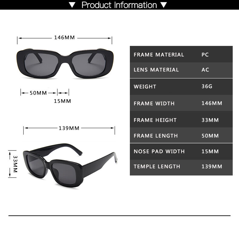 2022 موضة جديدة خمر النظارات الشمسية النساء العلامة التجارية مصمم ريترو مكبرة مستطيل نظارات شمسية Oculos Lunette دي Soleil Femm