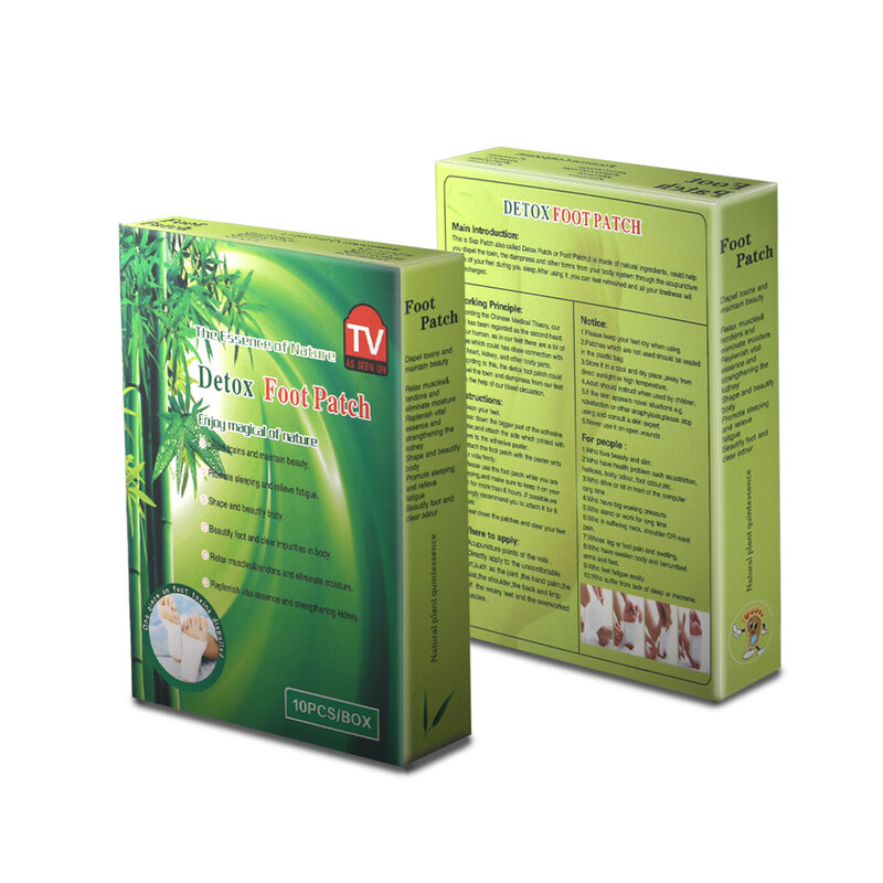 10Pcs Detox Foot Patch+10Pcs Adhesive Tape Sleeping Better Help Body Detoxification Slimming Sticker Health Care Medical Plaster