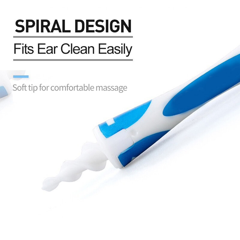 1/3Pcs 귀 왁스 제거 도구 귀 케어 16 팁으로 깨끗한 귀 픽업 클리너 나선형 스마트 귀 청소기 안전한 통증이없는 도구 C1707