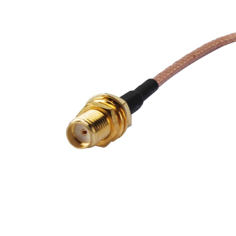 Conector de ángulo recto Superbat SMA hembra a SMB macho para montaje de Cable personalizado RG316