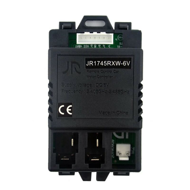JR1745RXW-6V-receptor de vehículo eléctrico para niños, coche con batería y control remoto de 2,4G