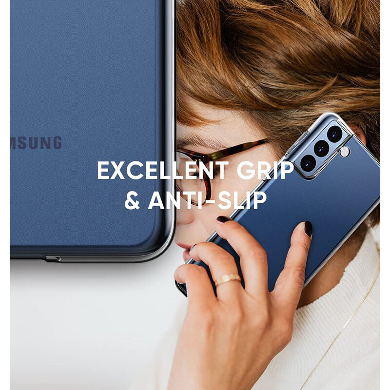 Casing Ponsel Silikon Ultra Tipis untuk Samsung Galaxy S21 S20 Fe Ultra S10 S9 S8 Plus Lite Casing Penutup Belakang Penuh Bening Lembut Fundas