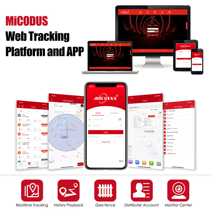 MICODUS Pelacakan Platform untuk GPS Tracker Mobil Digunakan untuk MV720/LK720/GL300/GL300W/MP60/MP66G/TK905/ML905 Pelacakan Platform untuk GPS