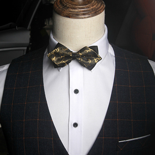 Laço para homens e meninos, Laço, Apontado, Preto e Dourado, Festa de Borboleta, Casamento, Facilmente Operado, Meninas, Meninos, Moda Infantil