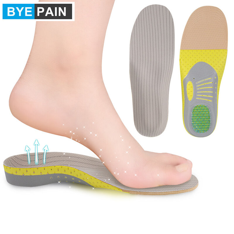 1 paio di solette ortopediche in EVA per piedi piatti supporto per arco scarpe ortopediche solette per uomo donna pattini per scarpe cuscini sportivi di moda