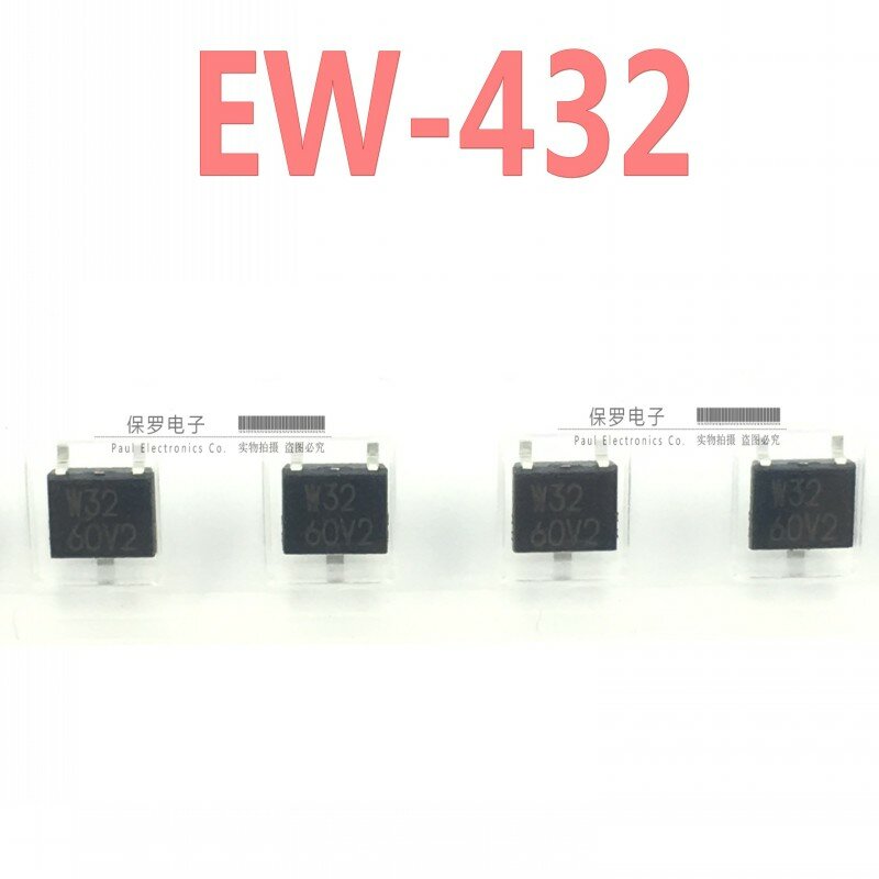 Capteur de verrouillage bipolaire avec impression d'écran W32, élément de commutateur de Hall 100% d'origine, nouveau stock réel EW-432, 10 pièces, EW432