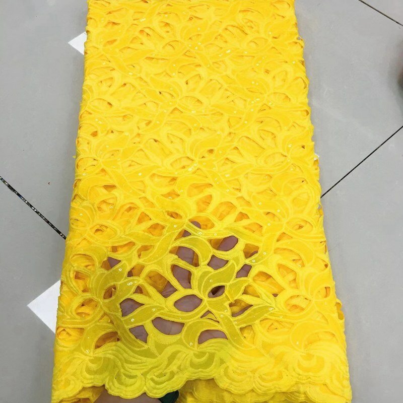 Cordón de guipur francés nigeriano 2022, Material de costura de alta calidad, de tul africano, bordado de flores, TS9818