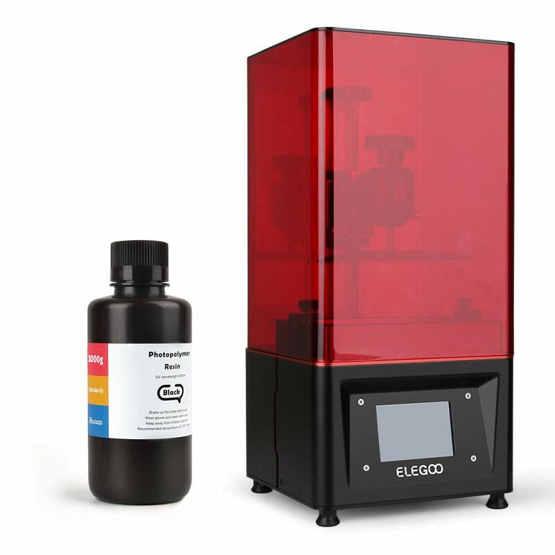 ELEGOO 3D resina rápida LCD UV-curado resina 405nm estándar fotopolímero resina para LCD 3D impresión 1L/0.5L