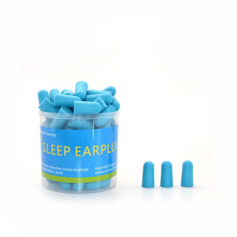 Tapones para los oídos de espuma suave para dormir, aislamiento acústico, reducción de ruido, protección para la cancelación del sueño, 30/60 piezas