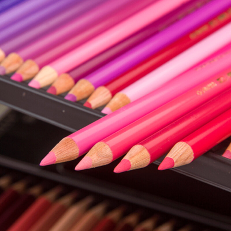 페이버 카스텔 1100 전문 다색 유성 색연필, 아티스트 등급 유성 청금석 연필, 12 색, 24 색, 36 색, 60 색, 72/120 색